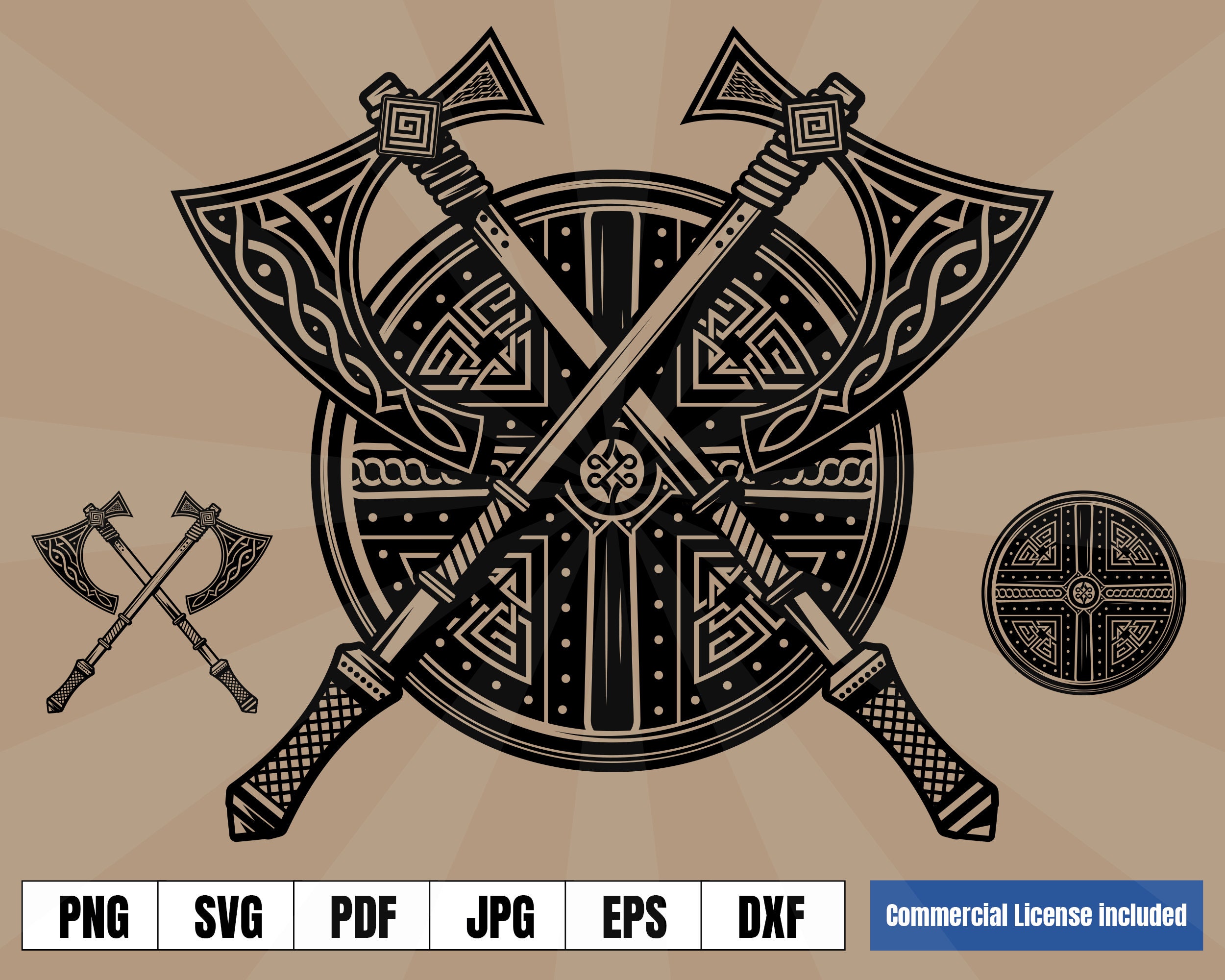 Viking Shield Axes Celtic Norse Legendary Tattoo Svg Png - Etsy Viking Shield Axes Celtic Norse Legendary Tattoo Svg Png - Etsy