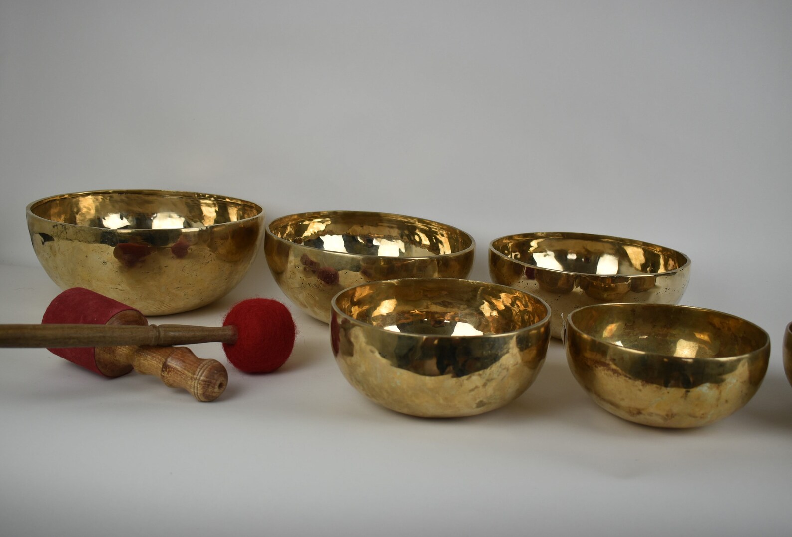 Singing Bowls Set 8.8 kg Handmade from Nepal Bronze for Sound Etsy
