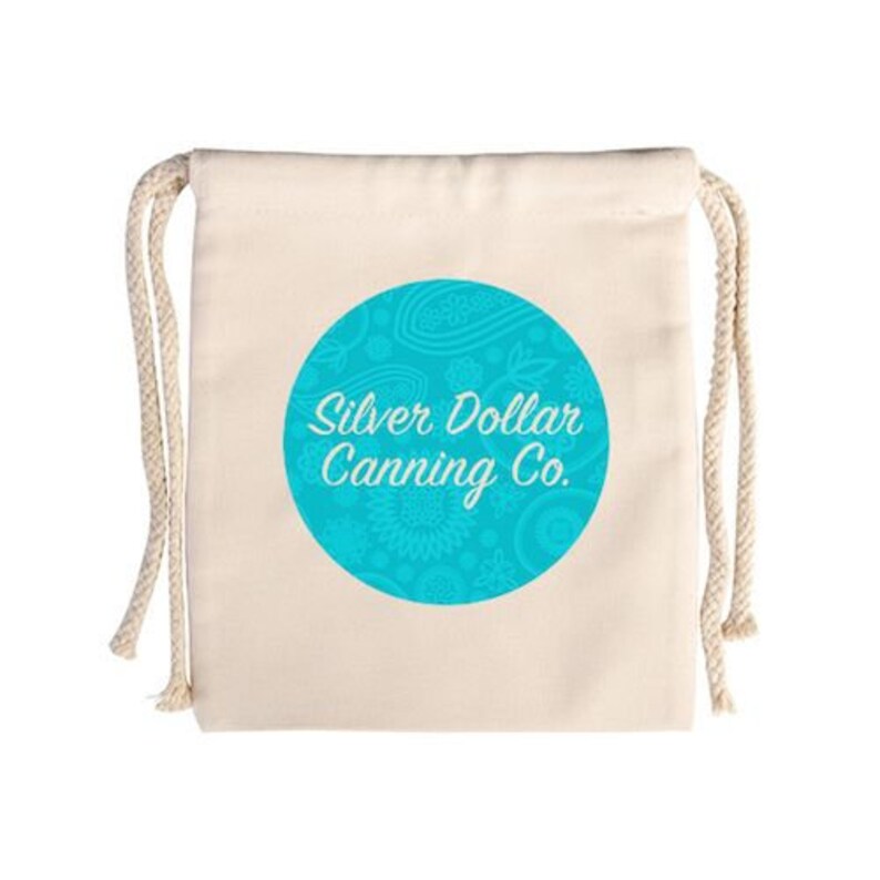 Free Personalization Grocery Tote White Sublimatable Tote Bag Canvas Drawstring Bag Express Yourself! Vegetables