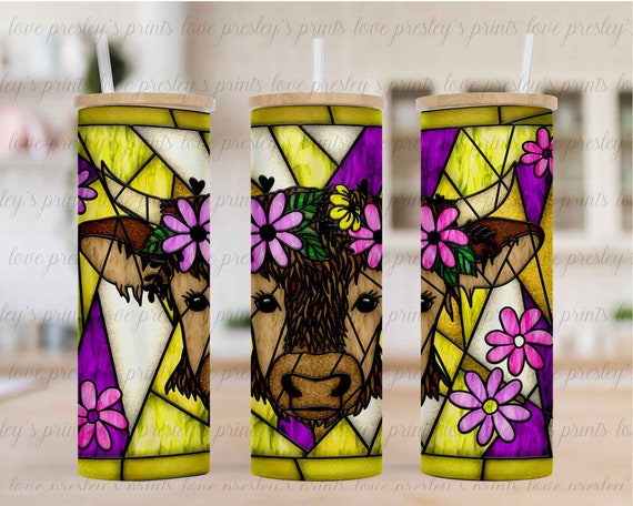 Mama Leopard Glass Tumbler, Frosted Clear, or Iridescent Available