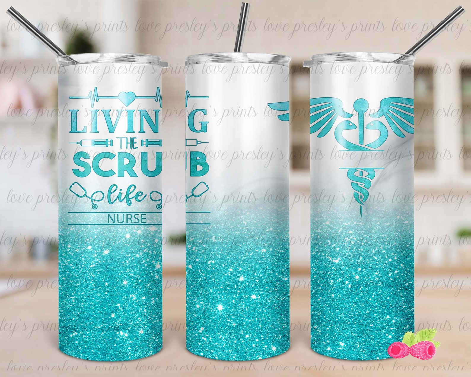 Scrub Life Nurse Skinny Tumbler Template Tumbler Template - Etsy