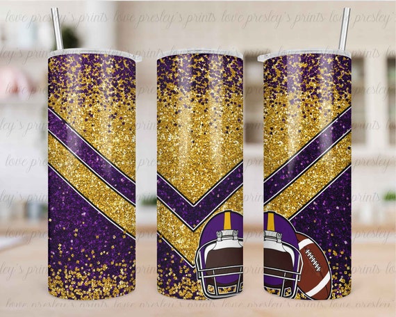 LA Purple and Gold Football Emma Bubble main image 1