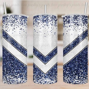 Navy White Sport Tumbler Sublimation, School SportTumbler Template, Design, Sport Tumbler