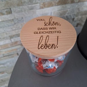 Słoik do przechowywania "To takie cudowne, że żyjemy w tym samym czasie" Prezent dla przyjaciółki/dziewczyny - Pomysł na prezent - różne wzory