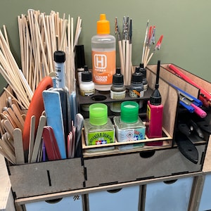 Desktop organizer especially for the Hobby Zone System.