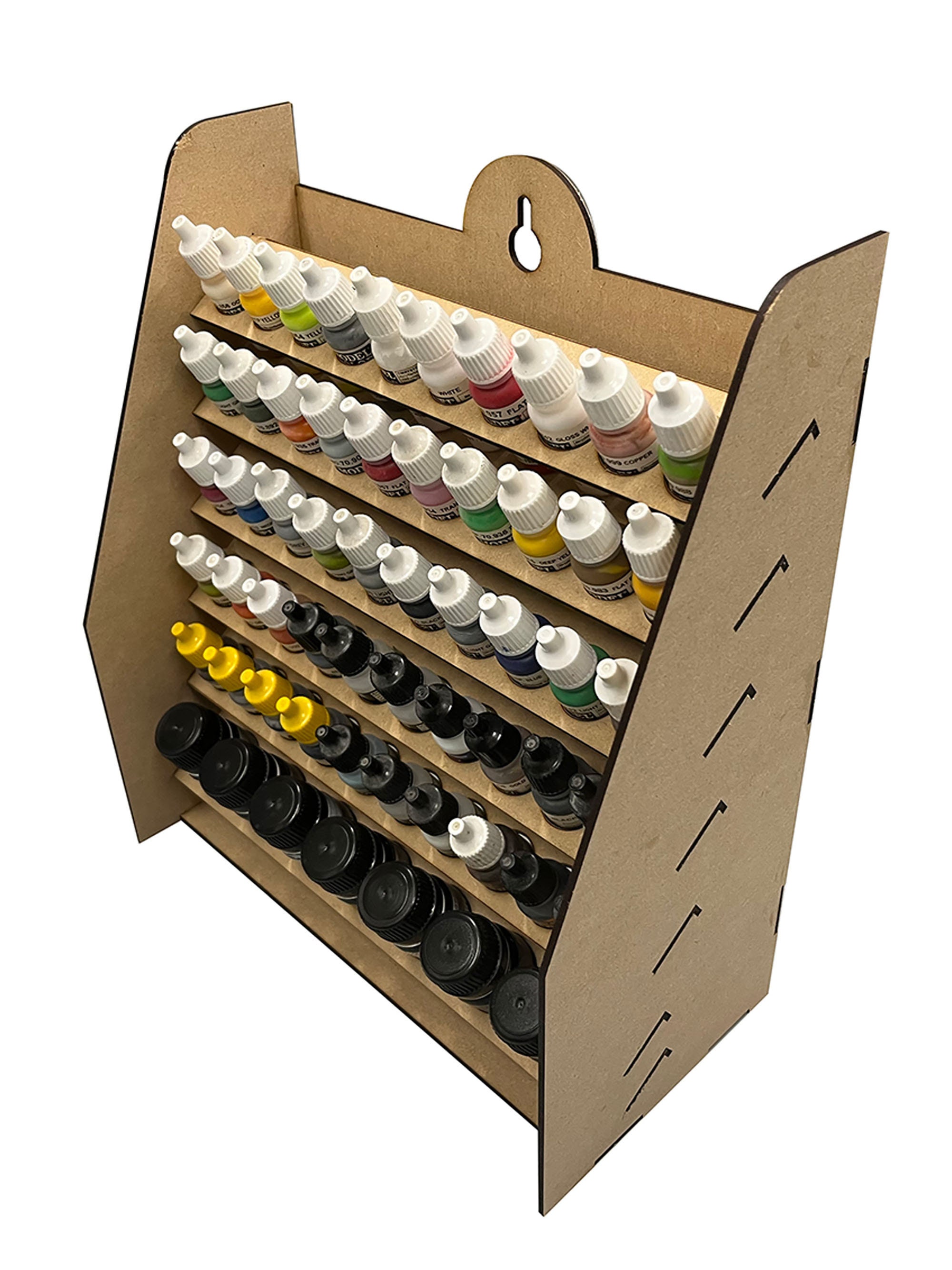 Round 37mm Paint Bottle Rack for 35 Bottles Fits Hobby Zone System