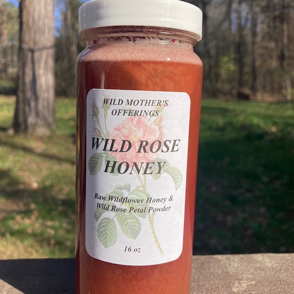 Wild Rose Honey 16 oz
