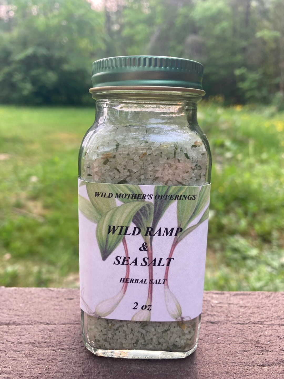 Wild Ramps & Sea Salt Herbal Salt Nutritional Salt Etsy