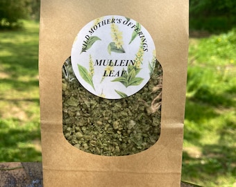 Mullein Leaf Dried Cut Sifted Wild Crafted Sustainably Harvested