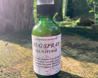 Bug Spray All Natural Insect Repellent Tick Repellent 2 oz