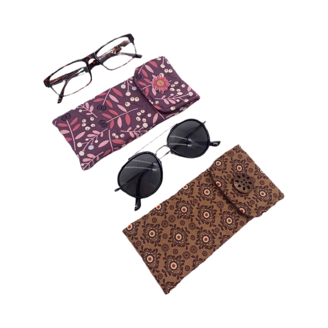 Soft Eyeglass Case Padded Eyeglasses Holder Eyeglasses Case Etsy