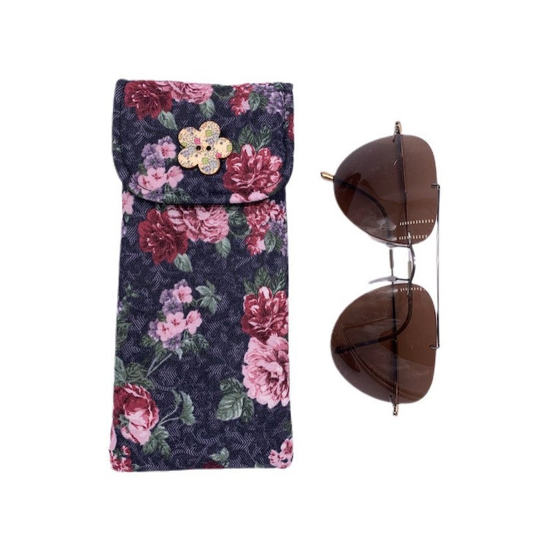 Soft Eyeglass Case Padded Eyeglasses Holder Eyeglasses Case Etsy