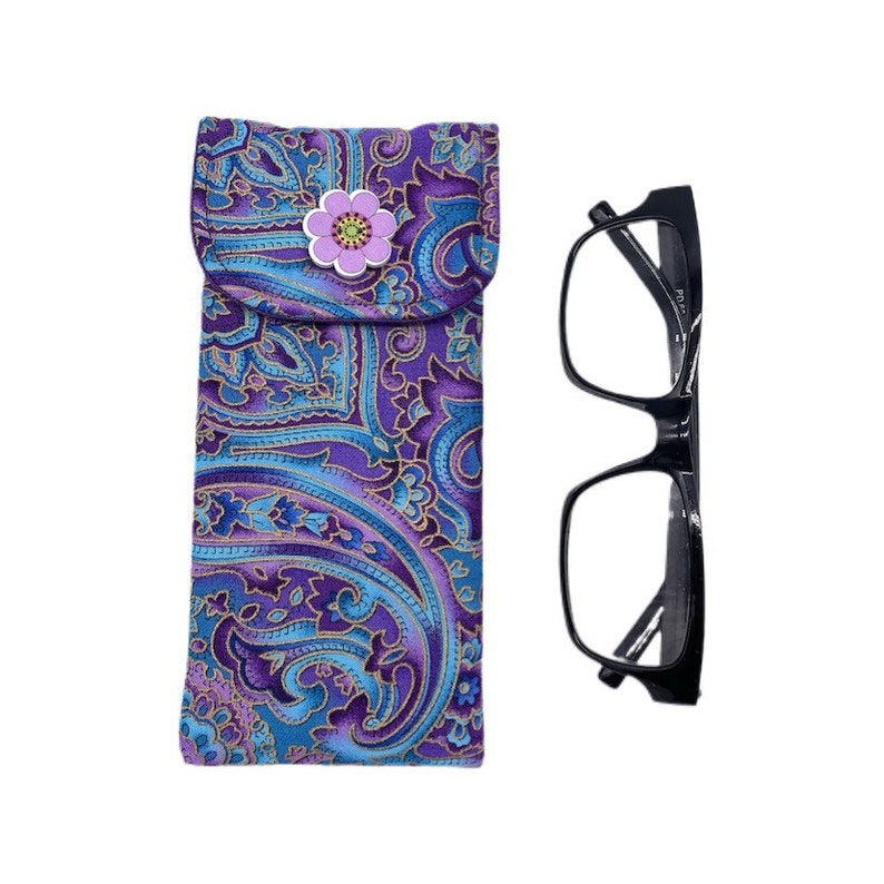 Soft Eyeglass Case Padded Eyeglasses Holder Eyeglasses Case Etsy