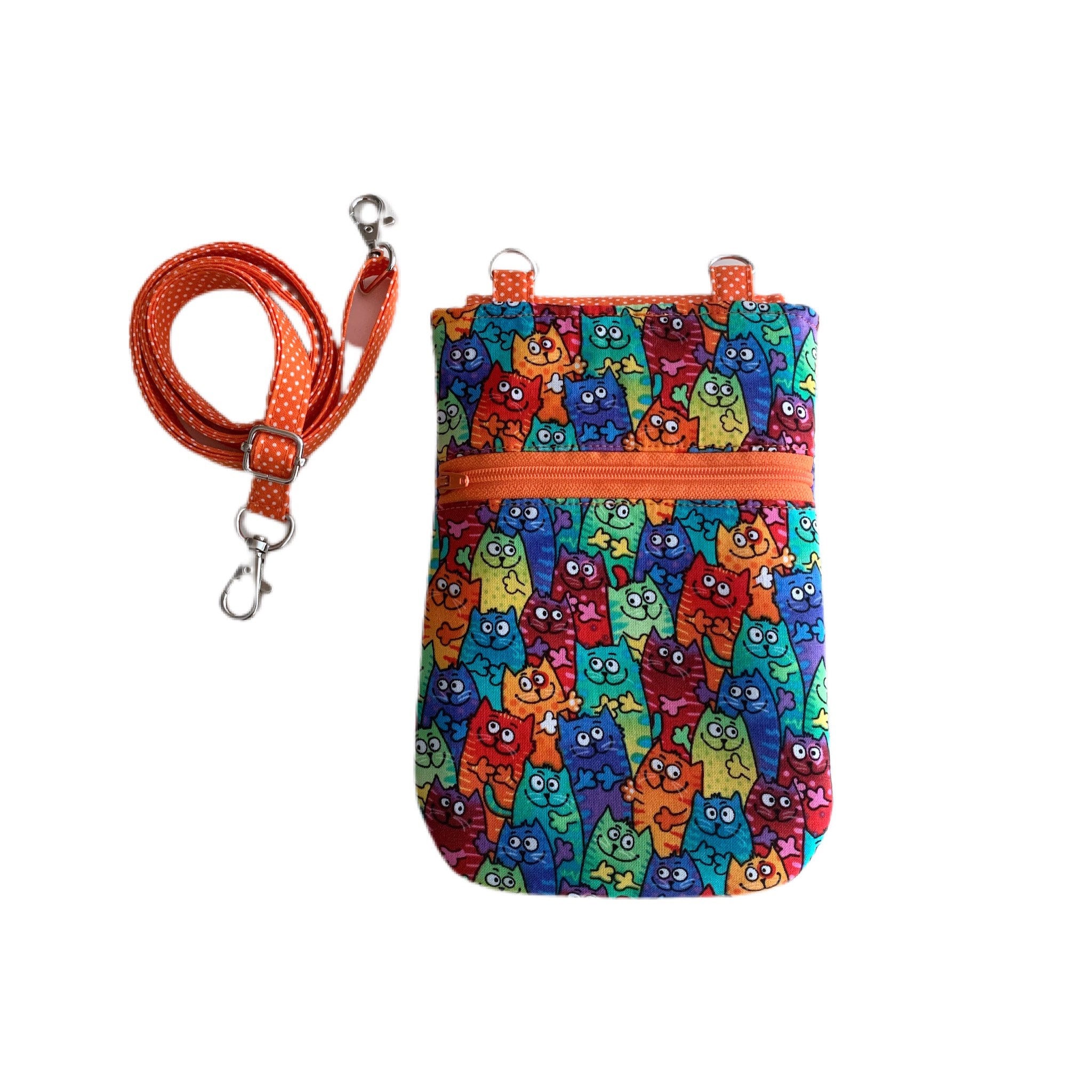 Crossbody Fabric Cell Phone Bag Mobile Phone Bag Phone Etsy