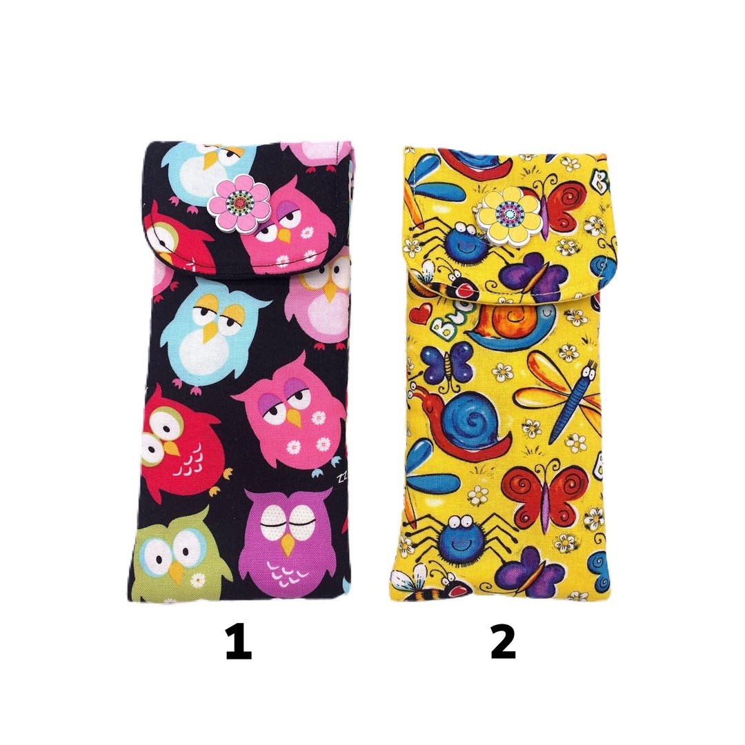 Soft Eyeglass Case With Microfiber Cleaning Cloth Eyeglasses Etsy