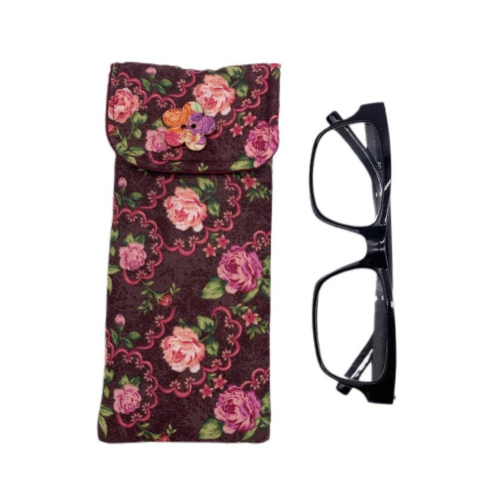 Soft Eyeglass Case Padded Eyeglasses Holder Eyeglasses Case Etsy