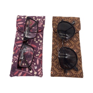 Soft Eyeglass Case, Padded Eyeglasses Holder, Eyeglasses Case, Sunglasses holder, Glasses Case, Sunglass Pouch, Reading Glasses Case