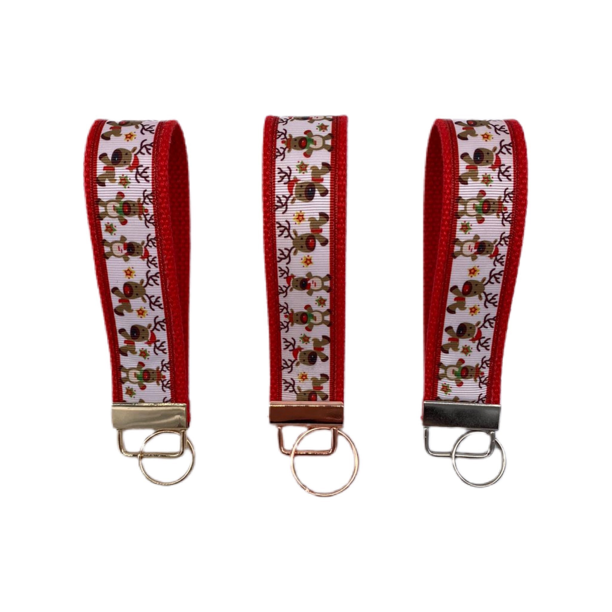 Ribbon Key Fob Cotton Key Fob Wristlet Key Fob Wrist Etsy