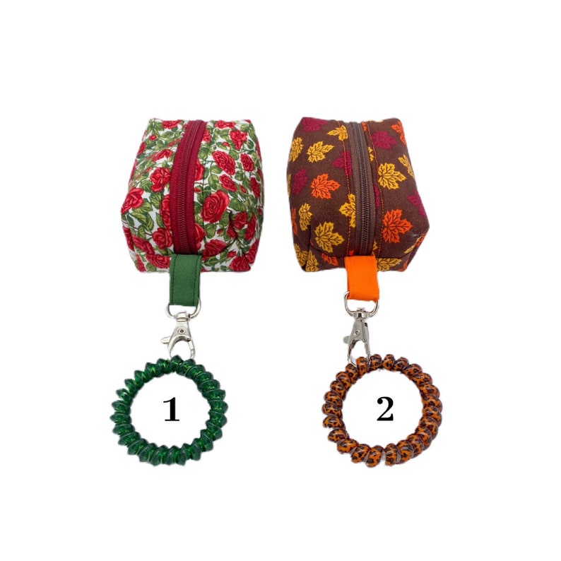 Keychain Boxy Pouch Small Zipper Boxy Pouch Small Change Etsy