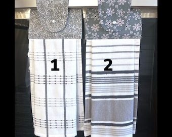 Hanging Kitchen Hand Towels with Holders