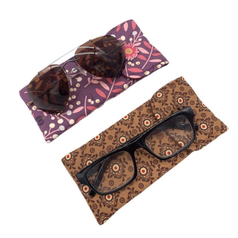 Soft Eyeglass Case Padded Eyeglasses Holder Eyeglasses Case Etsy