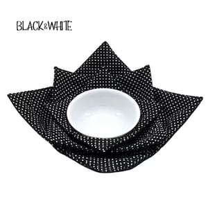 Microwave Bowl Cozy, Soup Bowl Holder, Hot Dish Holder, Large Plate Cozy, Single or Set of 3