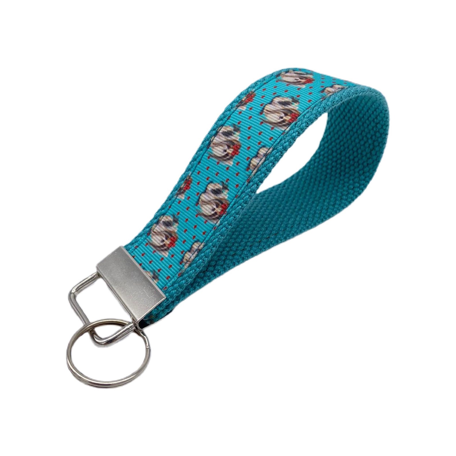Ribbon Key Fob Cotton Key Fob Wristlet Key Fob Wrist Etsy