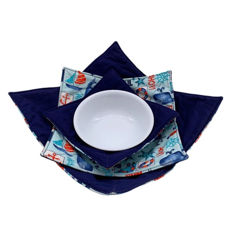 Microwave Bowl Cozy Bowl Cozy Set Soup Bowl Cozy Hot Pad Etsy