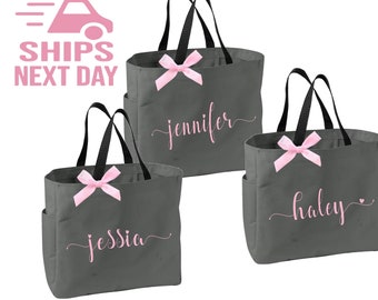 Personalized Bridesmaid Tote Bag: Bridal Party Gift