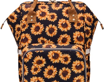 sunflower diaper bag