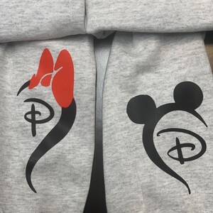 with initials on sleeve makes these sweatshirts unique and made just for you.