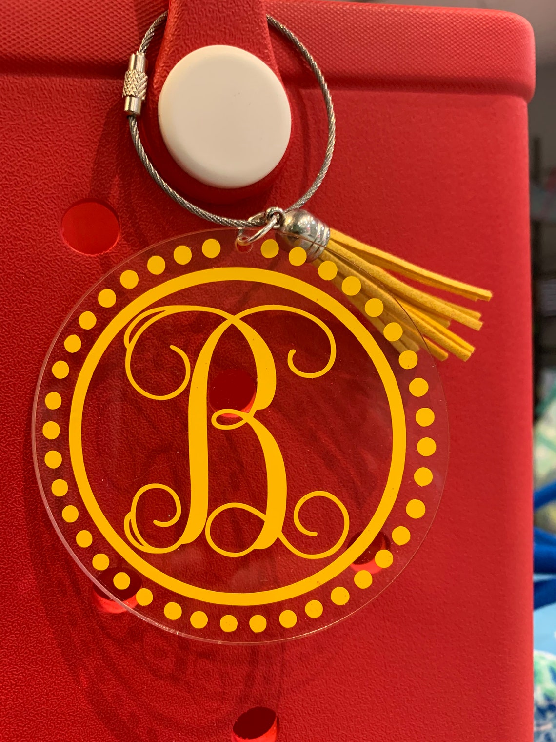 Monogram Rubber Tote Bag Rubber Beach Tote Bag Monogrammed Etsy