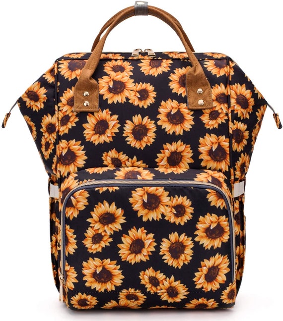 sunflower baby diaper bag
