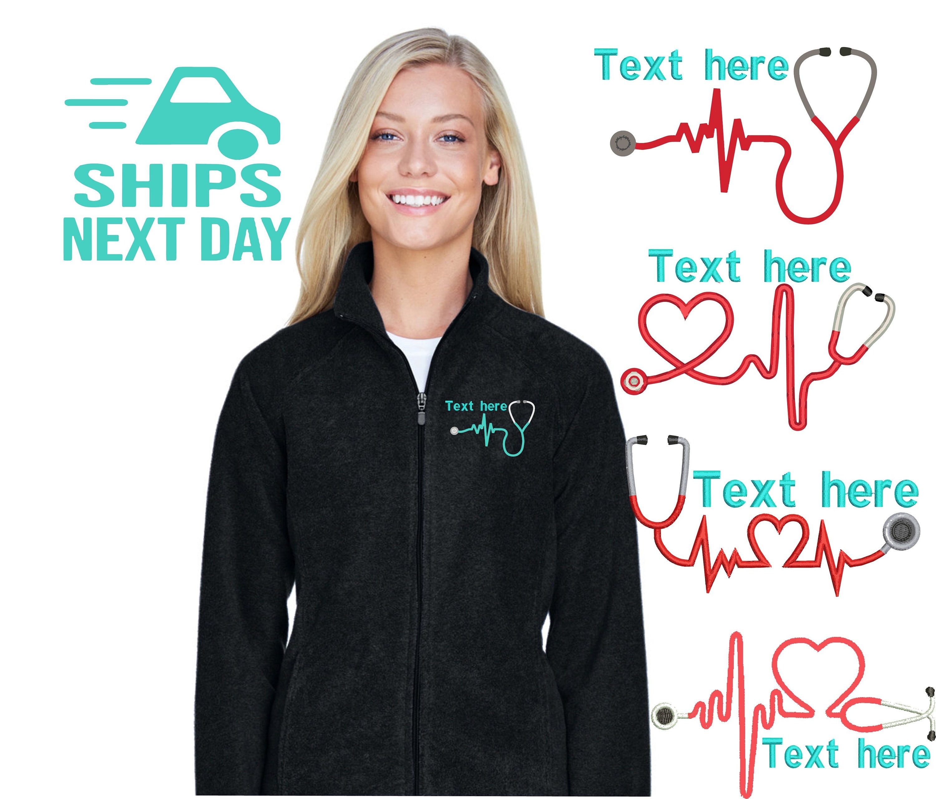 Personalized Nurse Fleece Jacket 