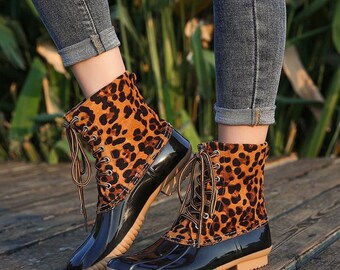 Plaid Toddler Monogrammed Duck Boots Monogrammed Duck Boots - Main Image