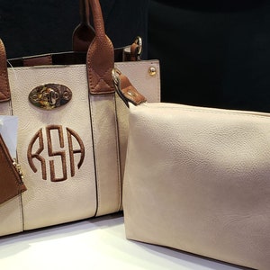 Monogrammed Fashion Handbag  Purse | Monogram Handbag | Monogrammed Girl Bag | Fashion Purse | Monogrammed Handbag Purse 3 in 1