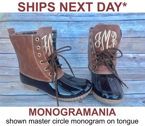 Teal duck boots top