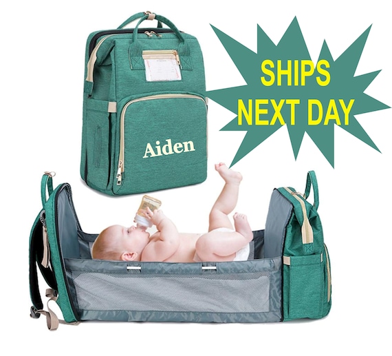 monogram diaper bolsa backpack