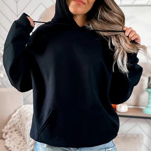 black hoodie for couples matching gift