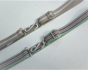 2  ladies skinny snake belt set  1 green  1 biscuit colour fits 24 to 34 inch waist