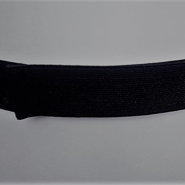 velcro fastening  black elastic belts fully adjustable  slider bar to fit 30 to 44 inch waist