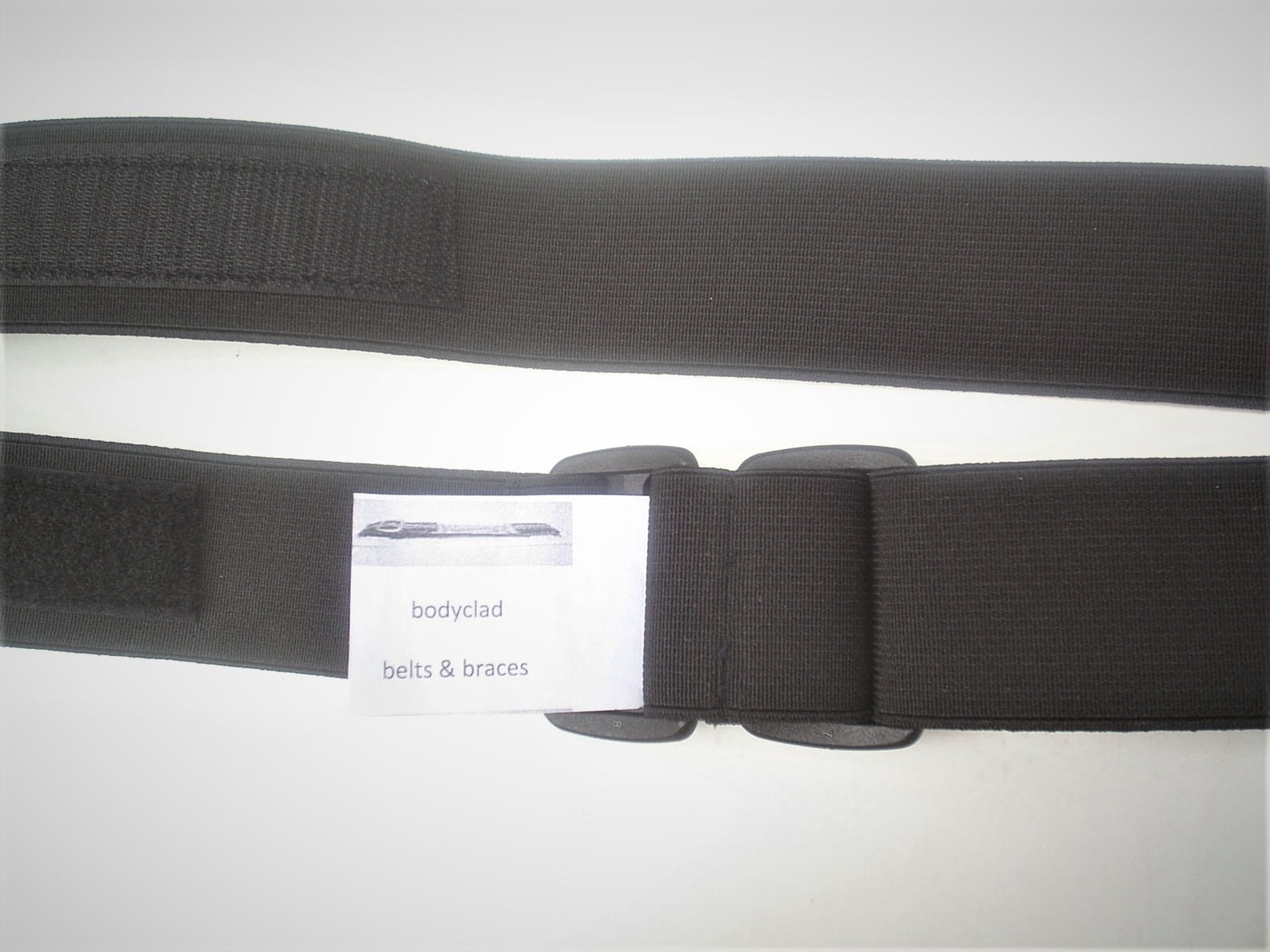 Velcro fastening black elastic belts fully adjustable p v c Etsy