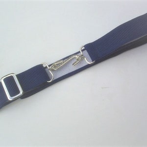 ladies snake belts black elastic 32 mm wide fits 24 to 34 inch waist