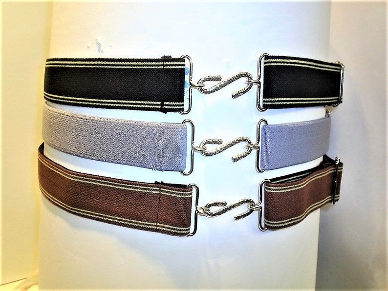 3 Extra Wide Adults Elastic Snake Belt Fits 30 to 44 Waist Etsy UK