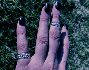 Hand-made Sterling Silver Stackable Rings