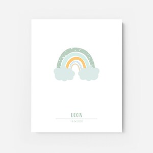 Rain Poster, Children&#39;s Room Poster, Poster