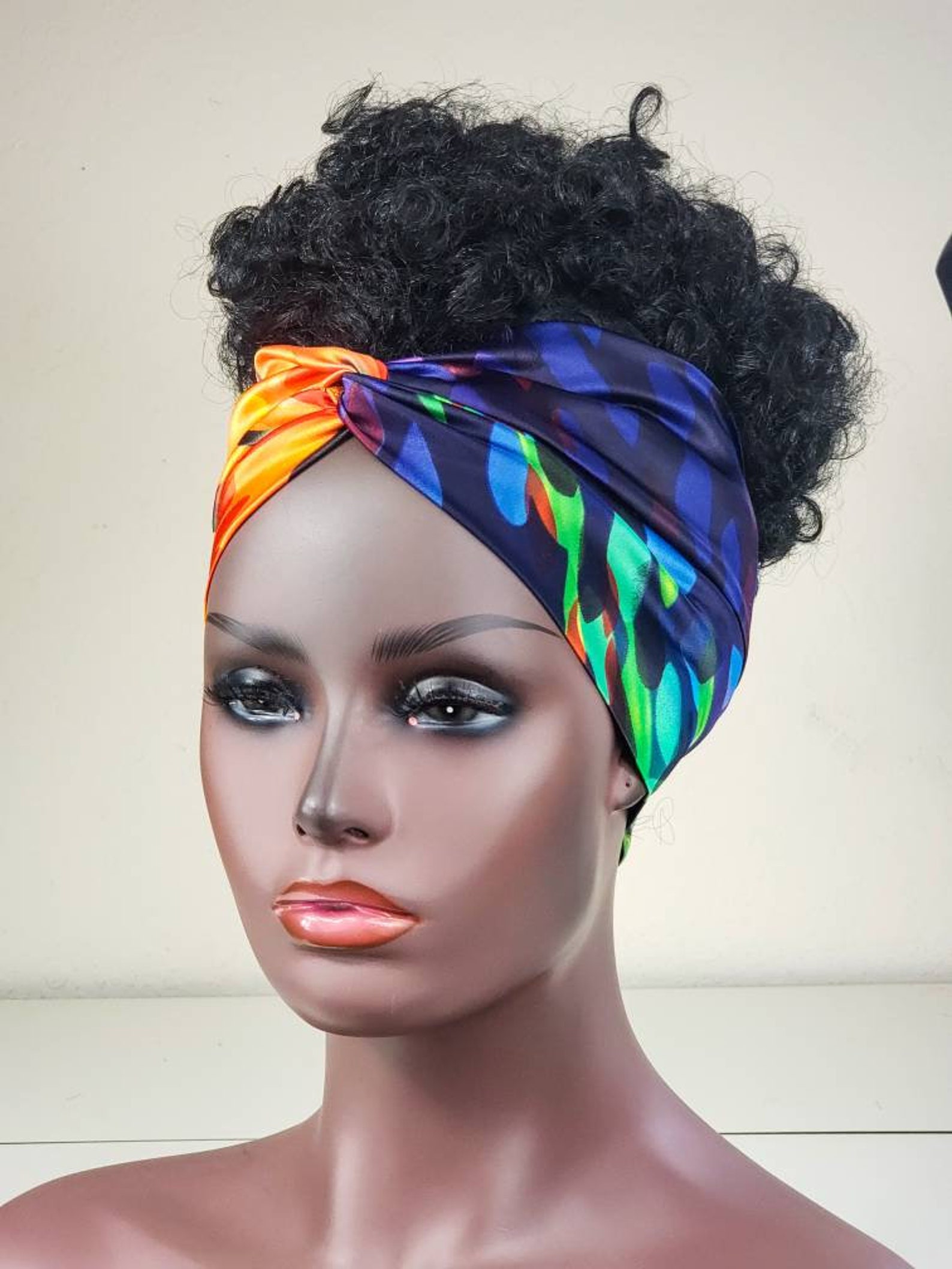 Wide Silk Headbands for Women Twisted Satin Headband Etsy