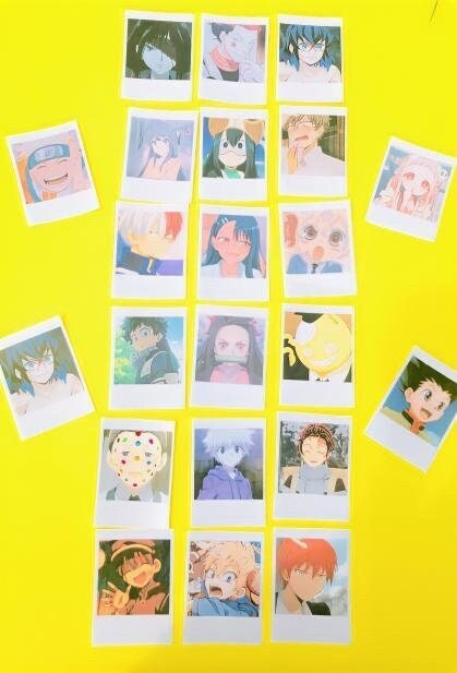 Mystery Anime Poloroids! (More than 100 characters and over 25 shows!)