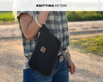 Knit Pattern // Wood Bangle Bag