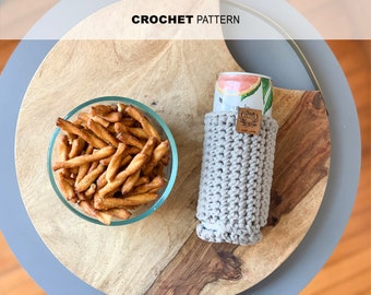 Crochet Pattern // Slim Flat Lay Koozie